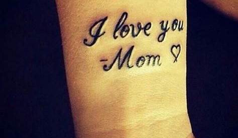 We Love You Mom Inspirational Of I Love You Matching Tattoos Rock Cafe