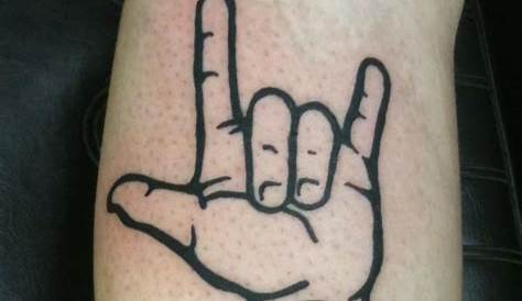 Famous Sign Language Tattoo Ideas 2022 - onlyvegg