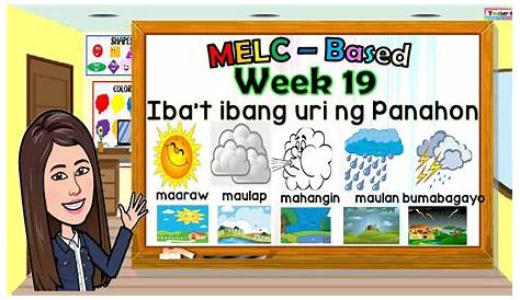 MELC Based: Week 19 - Iba't-ibang uri ng panahon. - YouTube
