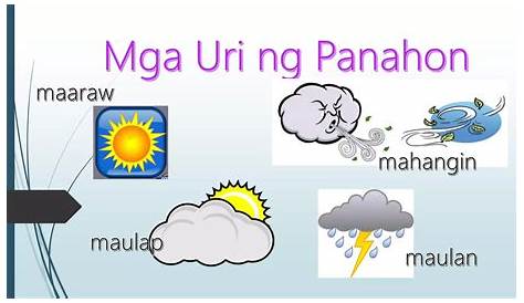 Teacher Enji - Worksheet for Week 19 - Mga Uri ng Panahon... | Facebook