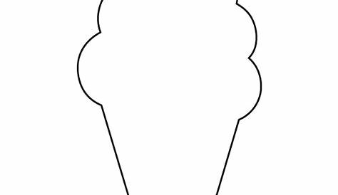 Ice Cream Cone Template Pdf
