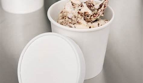 Choice 1 Qt. White Paper DoubleWall Ice Cream Container with Paper Lid