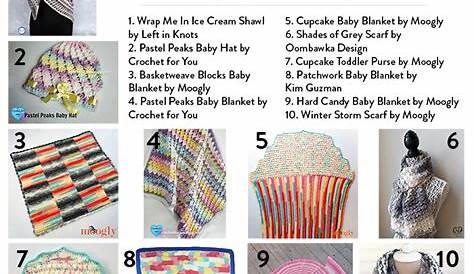 10 Free Crochet Patterns Made With Lion Brand Ice Cream Yarn The
