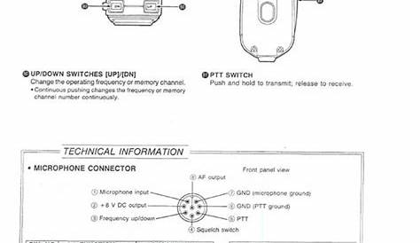 Icom Hm 219 Schematic