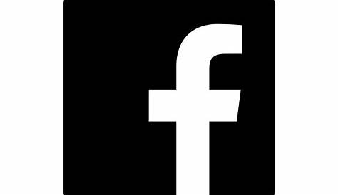 Facebook Logo Black And White PNG Transparent Background, Free Download