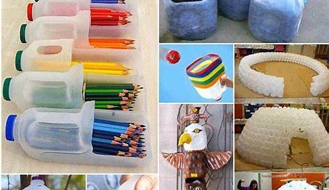 20 ideas creativas de reciclaje - manualidades con materiales