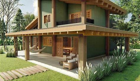 4 casas rústicas de madera en el campo y su diseño de interiores