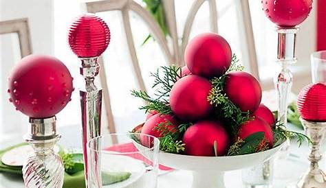 Ideas For Christmas Table Decorations