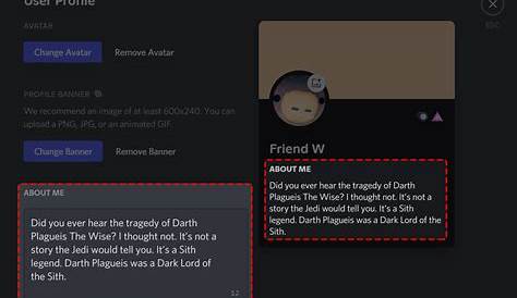 Finally!! New discord "about me" feature :D : r/discordapp