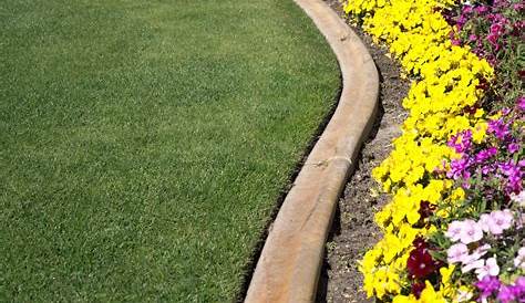 Ideas For Flower Border Edges Garden Edging Gray Stones Effect Fence In Lawn Edging Plant