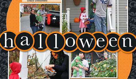 126 Best Halloween Scrapbook pages images | Halloween scrapbook