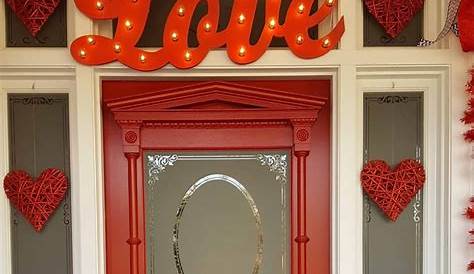 Ideas On How To Decorate A Front Door For Valentines 28 Cute