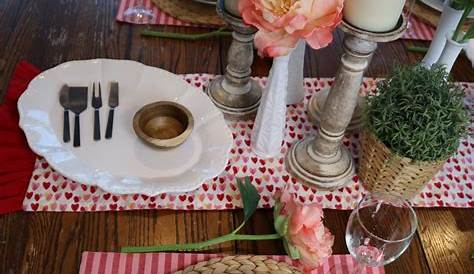 Ideas To Decorate A Table For Valentine&#39 Beutiful Nd Romntic Vlentine Dining