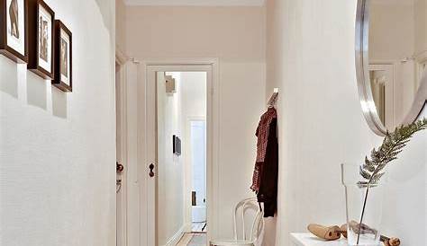 Idee Deco Couloir Blanc Noir Et D Coration Sombre Entree Design