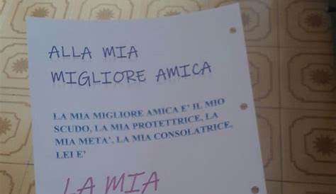 Lettera Alla Mia Migliore Amica Commovente Per Il Suo Compleanno