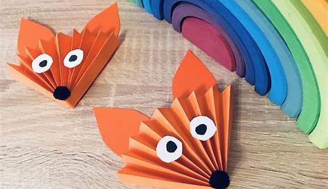 Origami Schmetterling basteln mit Papier - Origami Tiere falten