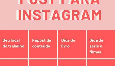 Como criar 1 mês de conteúdo para o Instagram | Instagram dicas, Dicas