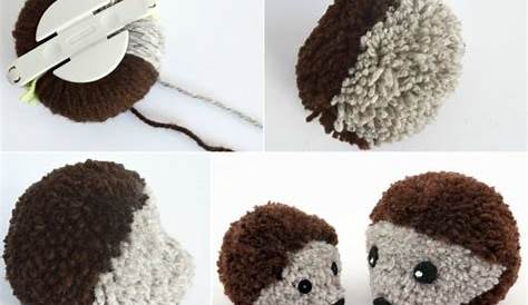 Sachenmacher Bommelfiguren Igel JAKO-O » JAKO-O | Fall crafts, Wool
