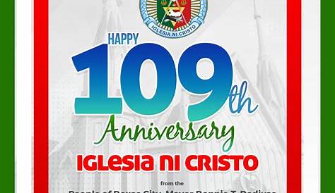 Iglesia Ni Cristo Celebrates 106 years of Global Civic Prominence - The