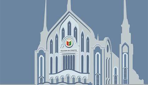 katholischen weiße Kirche auf den Philippinen. Iglesia ni Cristo