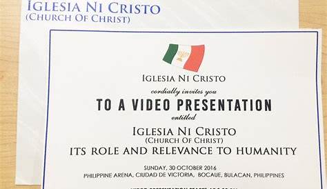 8 best The Greatest Invitation of your life time, the Iglesia Ni Cristo