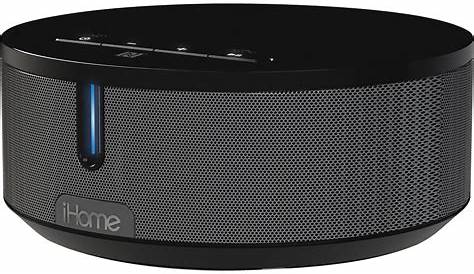iHome iBT65 Bluetooth Rechargeable Mini Speaker System in Metallic