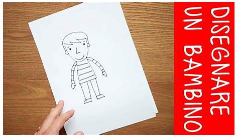 Come disegnare un bambino: video tutorial di disegno - YouTube