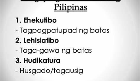 Sangay ng Pamahalaan sa Pilipinas - YouTube