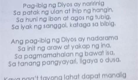 Mga tanong1. Ilang saknong mayroon ang tula?2. Ilang taludtod ang bawat