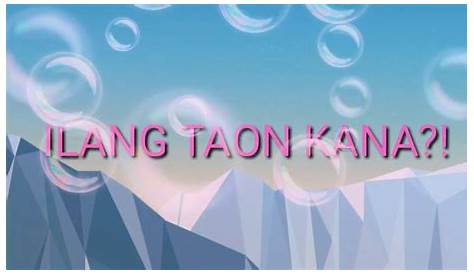 Mukhang ilang taon ka na? | Ilang, Word search puzzle, Words