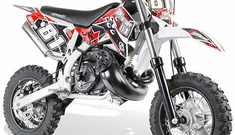 Moto cross 50cc Sporty 14/12 3,5cv Kick starter vert | LesTendances.fr