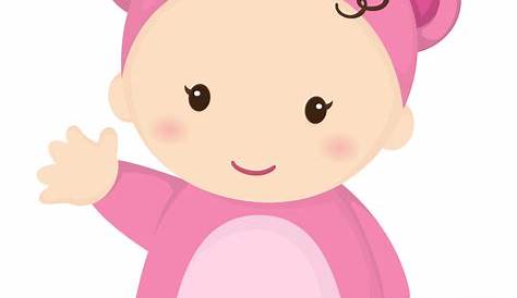 Baby Girl Clip Art - Bebe Con Biberon Animado - Png Download - Full