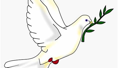 Paz de la paloma ilustración del vector. Ilustración de pureza - 28772605