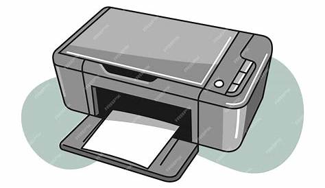 Printer Clipart Output Device - Impresora En Dibujos Animados - Png