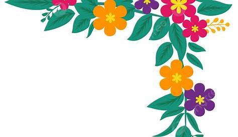 flores en acuarelas | Flower frame, Floral border, Floral watercolor