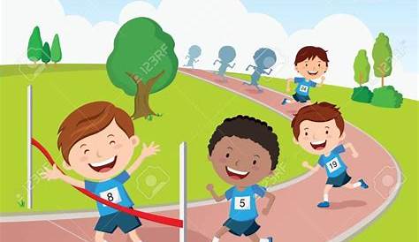 girl running race clipart - Clipground
