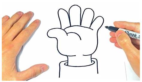 Dibujos de manos - Cómo dibujar manos - Dibujos fáciles de hacer