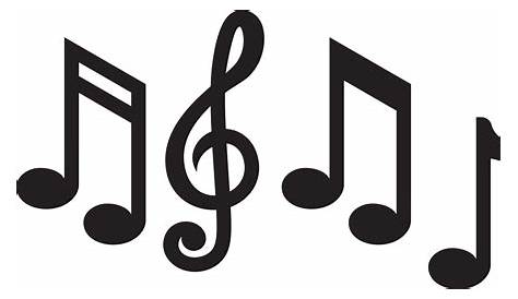 notas musicales dibujos para imprimir - Buscar con Google | Music notes