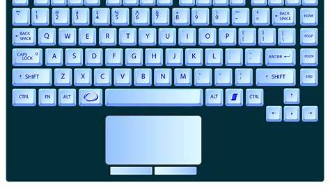 Black laptop, computer keyboard template isolated on white #paid, , #
