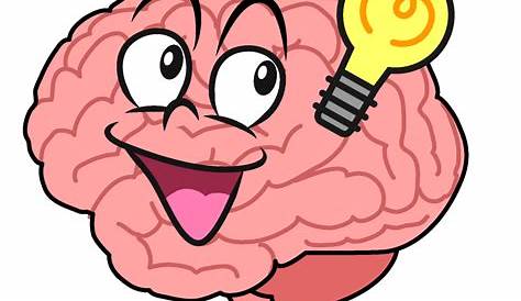 Ilustración de icono de dibujos animados de cerebro. concepto de icono