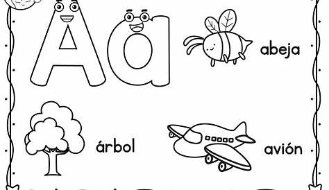 Dibujos del abecedario para imprimir