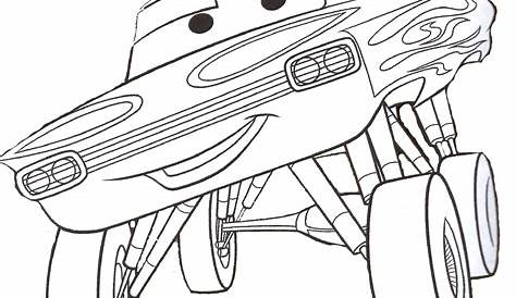 Cars 3 para pintar - Dibujos para imprimir y colorear.