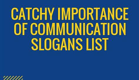 30+ Catchy Communication Design Slogans List, Taglines, Phrases & Names