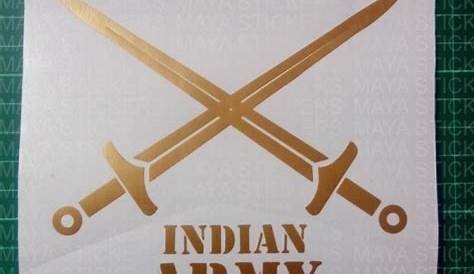Indian Army Stickers For Bikes Logo , Cars, Laptop