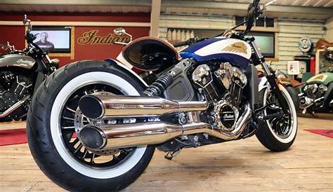 Indian Scout Bobber customized with high quality custom parts