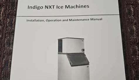 Manitowoc Ice INDIGO NXT QuietQube Model Technicians Handbook Manual de