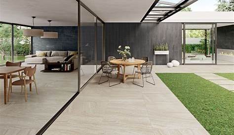 Wickes Al Fresco Graphite Indoor & Outdoor Porcelain Floor Tile 610 x