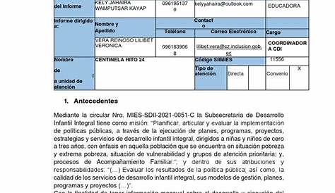 INFORME MES DE MAYO DEL 2022 AGAPANTOS 1 | PDF
