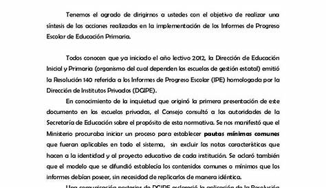 Formato Informe Pedagogico | Educación primaria | Cognición