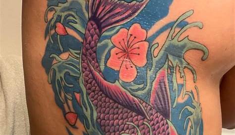 New floral tattoo by Steve Carian at Liquid Tattoo, Lansing, MI